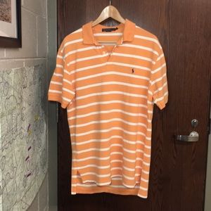 Orange and White Polo Ralph Lauren Polo